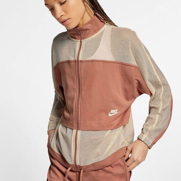 nike women's mesh jacket